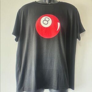 Black 8 Ball Graphic T-Shirt